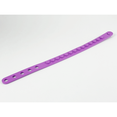 medium lavender bracelet with 1 x 14 studs and 5 holes