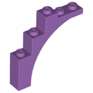 medium lavender arch 1 x 5 x 4 - irregular bow reinforced underside