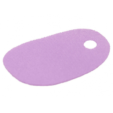 medium lavender cloth play cube accent dog ear with 1 hole wide end - traditional starch fabric