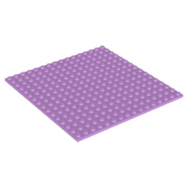 medium lavender plate 16 x 16