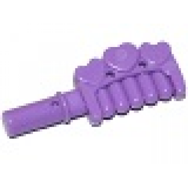 medium lavender friends accessories comb with handle and 3 hearts