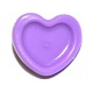 medium lavender friends accessories hair decoration heart with small pin
