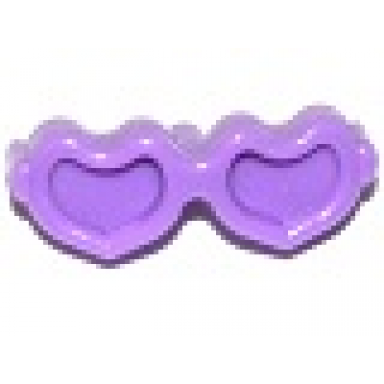 medium lavender friends accessories glasses heart shaped with small pin