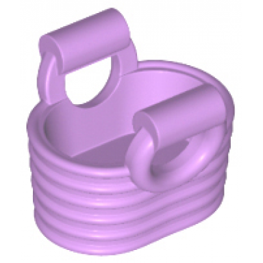 medium lavender minifigure utensil basket - flexible rubber