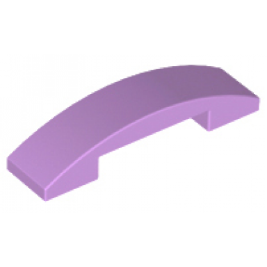 medium lavender slope curved 4 x 1 x 2 3 double