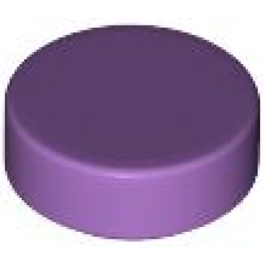 medium lavender tile round 1 x 1