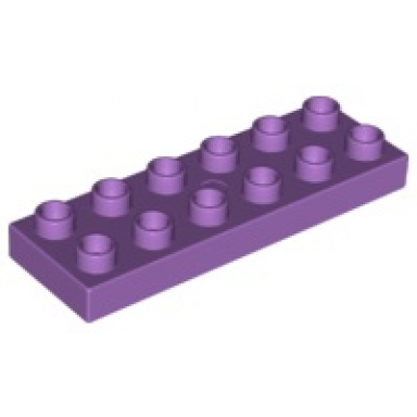 medium lavender duplo plate 2 x 6