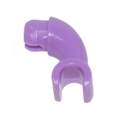 medium lavender arm short curved with hand