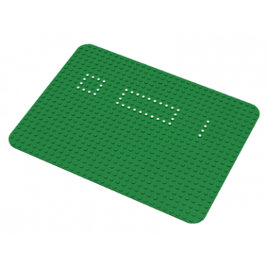 green baseplate 24 x 32 with set 354 560 dots pattern