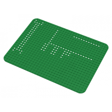 baseplate 24 x 32 with set 1601 dots pattern
