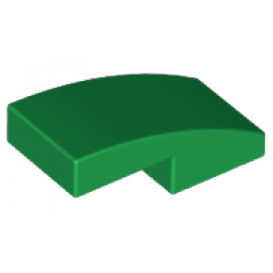 green slope curved 2 x 1 x 2 3