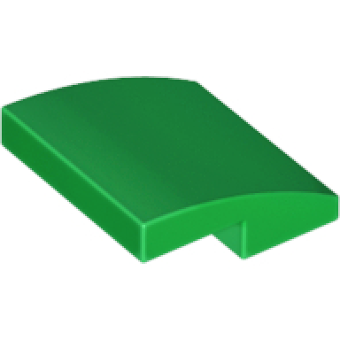 green slope curved 2 x 2 x 2 3