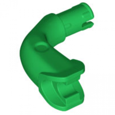 green arm and hand long with pin - horizontal grip