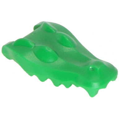 green alligator crocodile head jaw upper