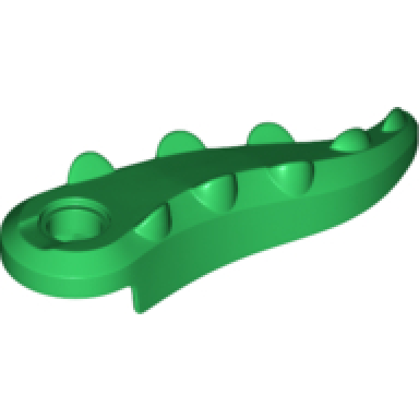 alligator crocodile tail with hole