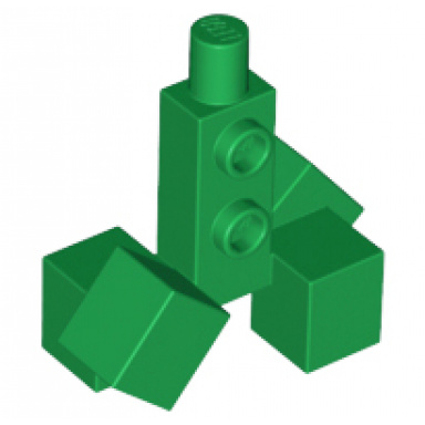 green body pixelated with cube feet minecraft creeper