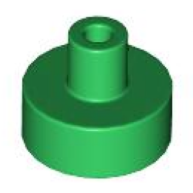 green tile round 1 x 1 with bar and pin holder