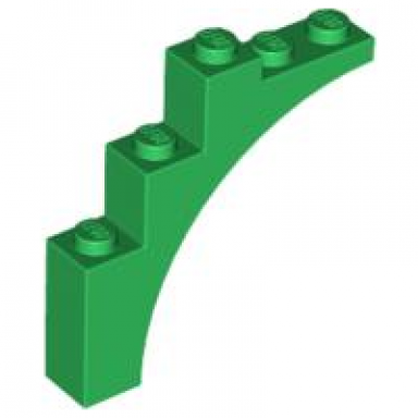 green arch 1 x 5 x 4 - continuous bow