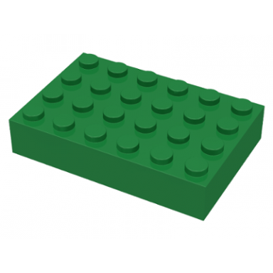 green brick 4 x 6
