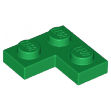 green plate 2 x 2 corner