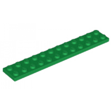green plate 2 x 12