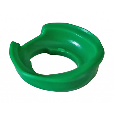 green minifigure ninja face scarf with notch in back