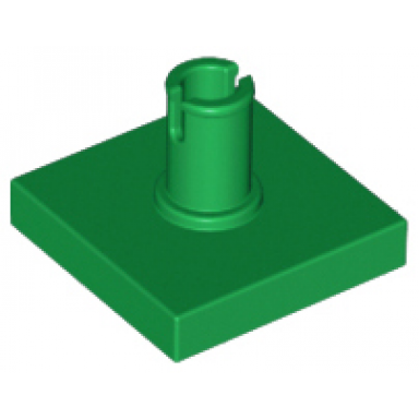 green tile modified 2 x 2 with pin
