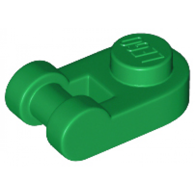 green plate round 1 x 1 with bar handle