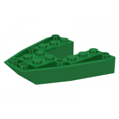 green boat bow brick 6 x 6 x 1