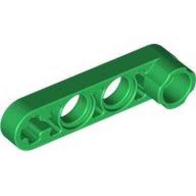 green technic liftarm modified stud connector thin 1 x 4