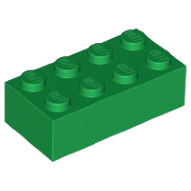 green brick 2 x 4