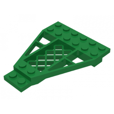 green wedge plate 8 x 6 x 2 3 with grille