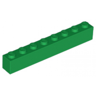 green brick 1 x 8
