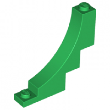 green arch 1 x 5 x 4 inverted