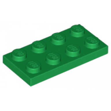 green plate 2 x 4
