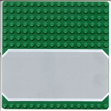 baseplate road 16 x 16 with light gray driveway pattern