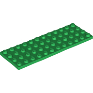 green plate 4 x 12