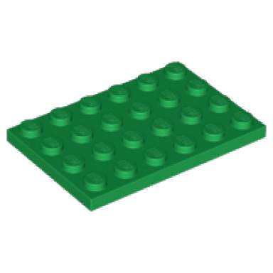 green plate 4 x 6