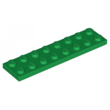 green plate 2 x 8
