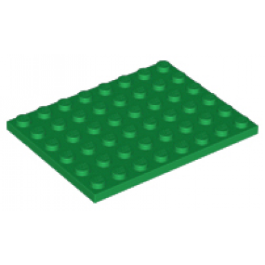 green plate 6 x 8