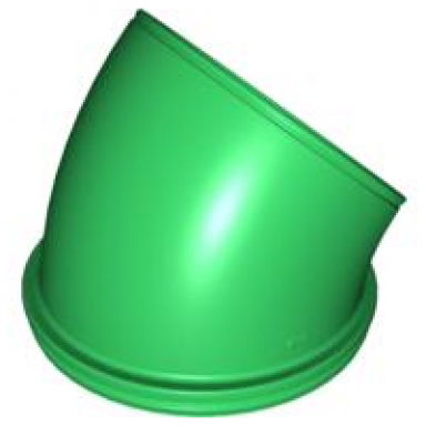 green duplo ball tube 45 degrees