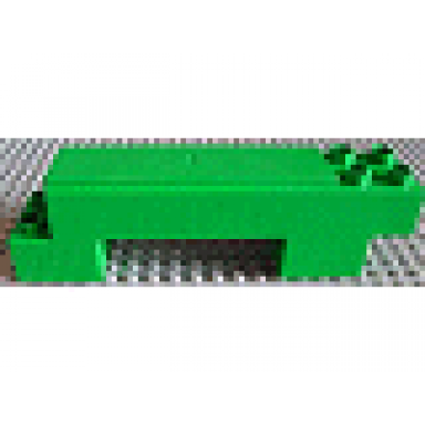 green duplo road section straight