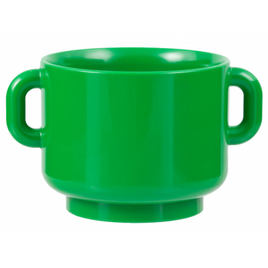 green duplo utensil kettle with open handles