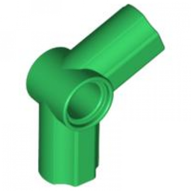 green technic axle and pin connector angled 5 - 112.5 degrees