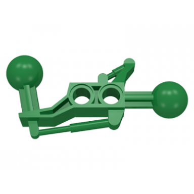 green technic ball joint 2 x 7 with 2 ball joint