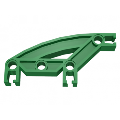 green znap beam 8 4 holes 3 bends curved