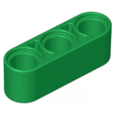 green technic liftarm thick 1 x 3