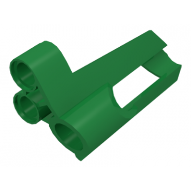 green technic panel fairing 6 small short large hole side b