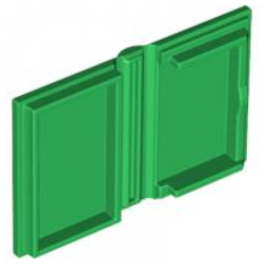 green minifigure utensil book 2 x 3