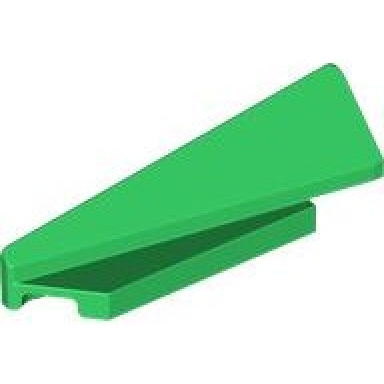 green wedge 5 x 1 x 1 1 3 with 4 x 1 base left
